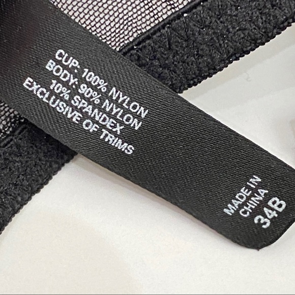 Victoria’s Secret Hot Pink Black Mesh Babydoll 34B - Picture 12 of 13